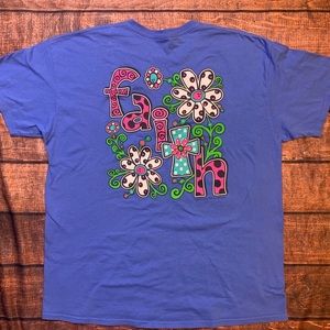 Couture T-shirt XLarge Perwinkle Blue